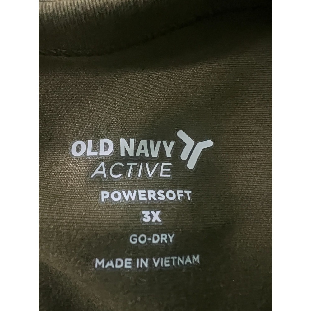 Old Navy Womens 3X Jumpsuit One Piece Activewear Power Soft Drab Olive Green - Picture 3 of 4